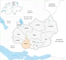 Karte von Bubikon
