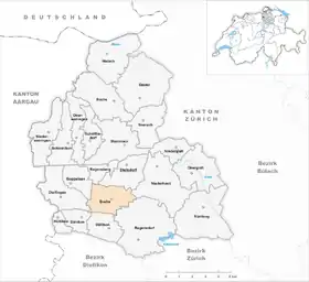 Karte von Buchs