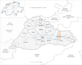 Karte von Courchapoix