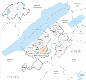 Karte von Cugy
