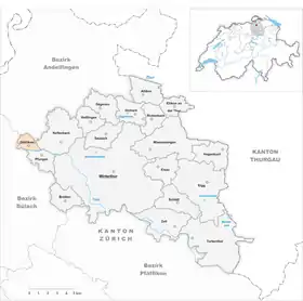 Karte von Dättlikon