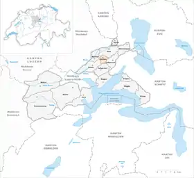 Karte von Dierikon