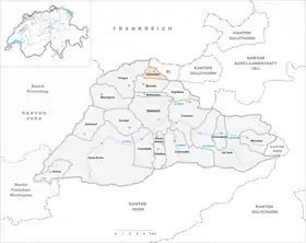 Karte von Ederswiler