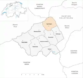 Karte von Egerkingen