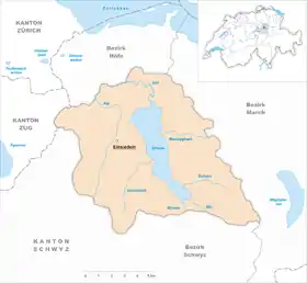 Karte von Einsiedeln