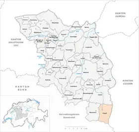 Karte von Eriswil