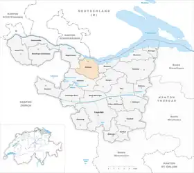 Karte von Eschenz