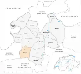 Karte von Ettingen
