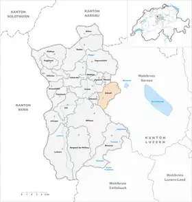 Karte von Ettiswil