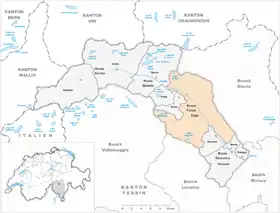 Karte von Faido