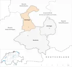 Karte von Gächlingen
