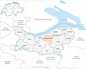 Gemeindestand vor der Fusion im Jahr 1999