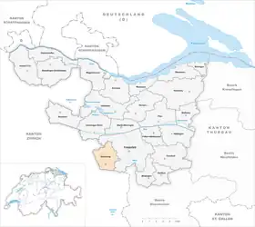 Karte von Gachnang