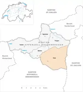 Karte von Gais