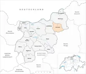 Karte von Gansingen