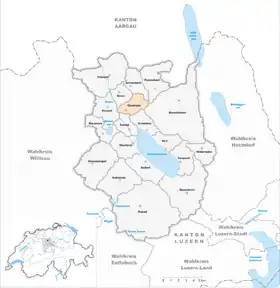 Karte von Geuensee