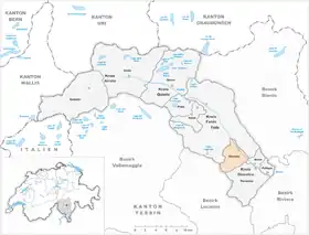 Karte von Giornico