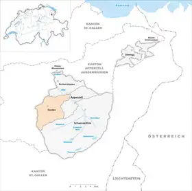 Karte von Gonten