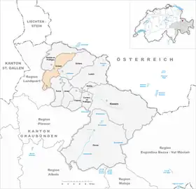 Karte von Grüsch