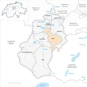 Karte von Hasle