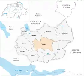 Karte von Hinwil