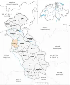 Karte von Hochfelden