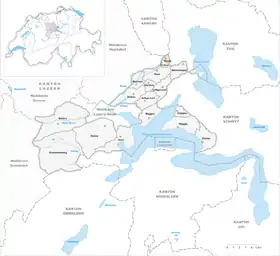 Karte von Honau