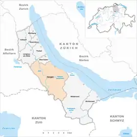 Karte von Horgen