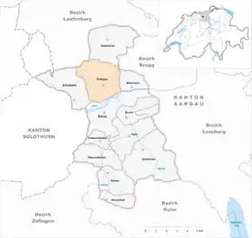 Karte von Küttigen