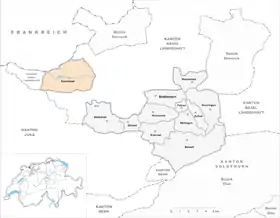 Karte von Kleinlützel