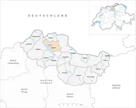 Karte von Klingnau