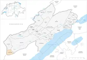 Karte von La Côte-aux-Fées