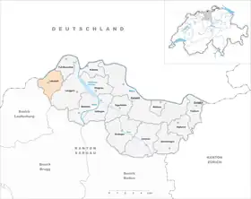 Karte von Leibstadt