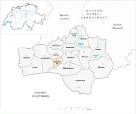 Karte von Liedertswil