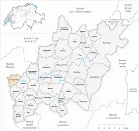 Karte von Lussery-Villars