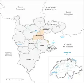 Karte von Münchwilen