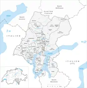 Karte von Massagno