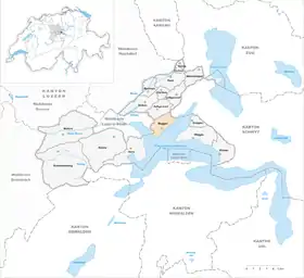 Karte von Meggen