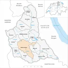 Karte von Mettmenstetten