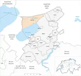 Karte von Mont-Vully