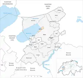 Karte von Muntelier