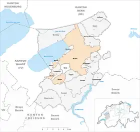 Karte von MurtenMorat