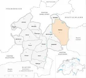 Karte von Muttenz