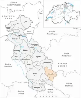 Karte von Nürensdorf