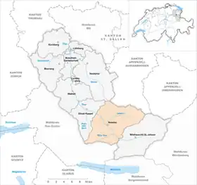 Karte von Nesslau