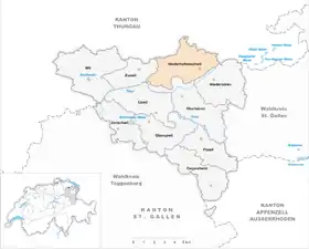 Karte von Niederhelfenschwil