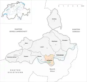 Karte von Obergösgen