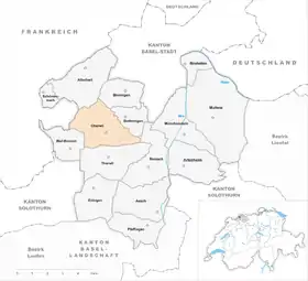 Karte von Oberwil