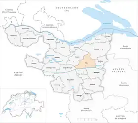 Karte von Pfyn