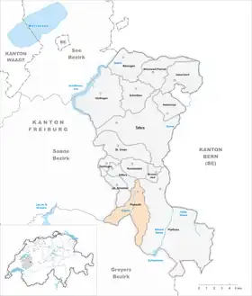 Karte von Plasselb